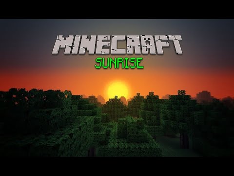 Minecraft Sunrise #001 - YouTube