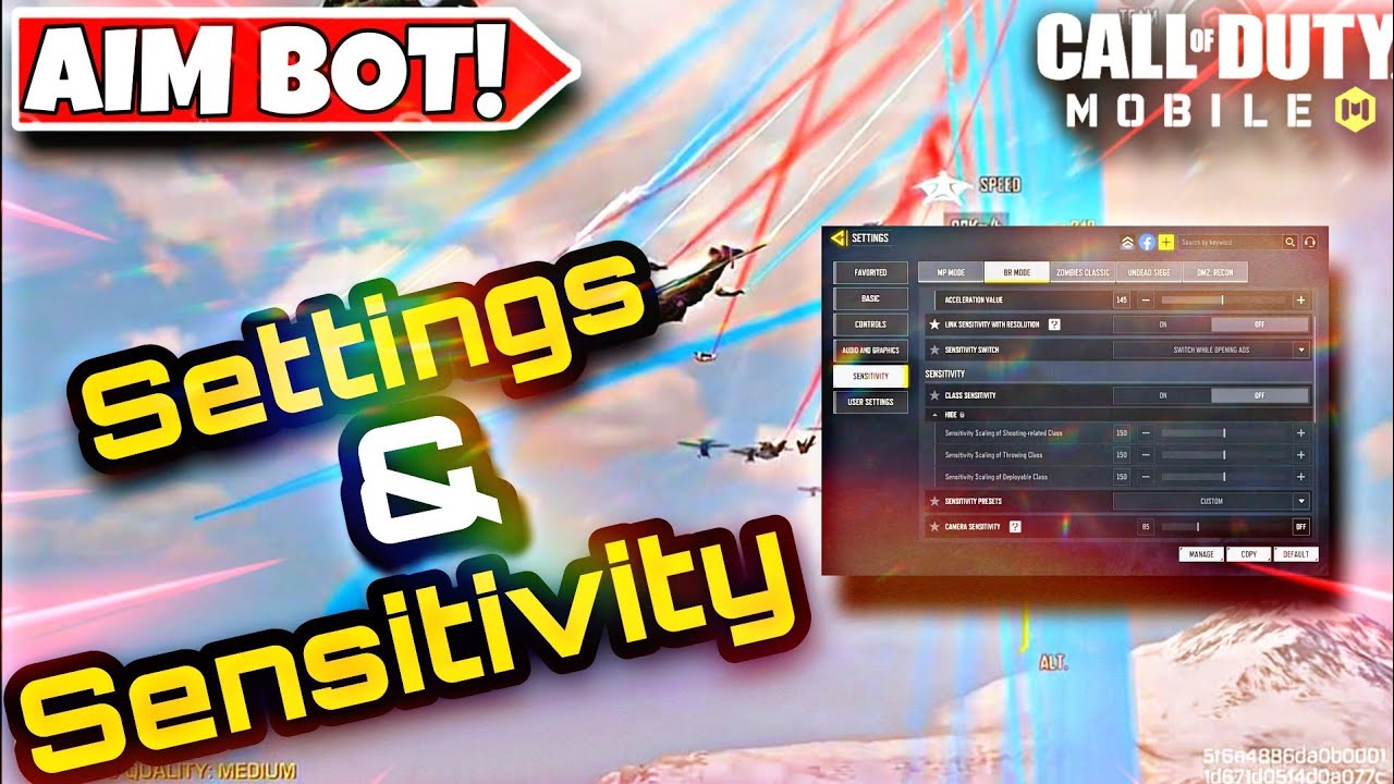 BEST CODM BR Hud Sensitivity & Settings 2026 🔥 0 Recoil + Smooth Aim # ...