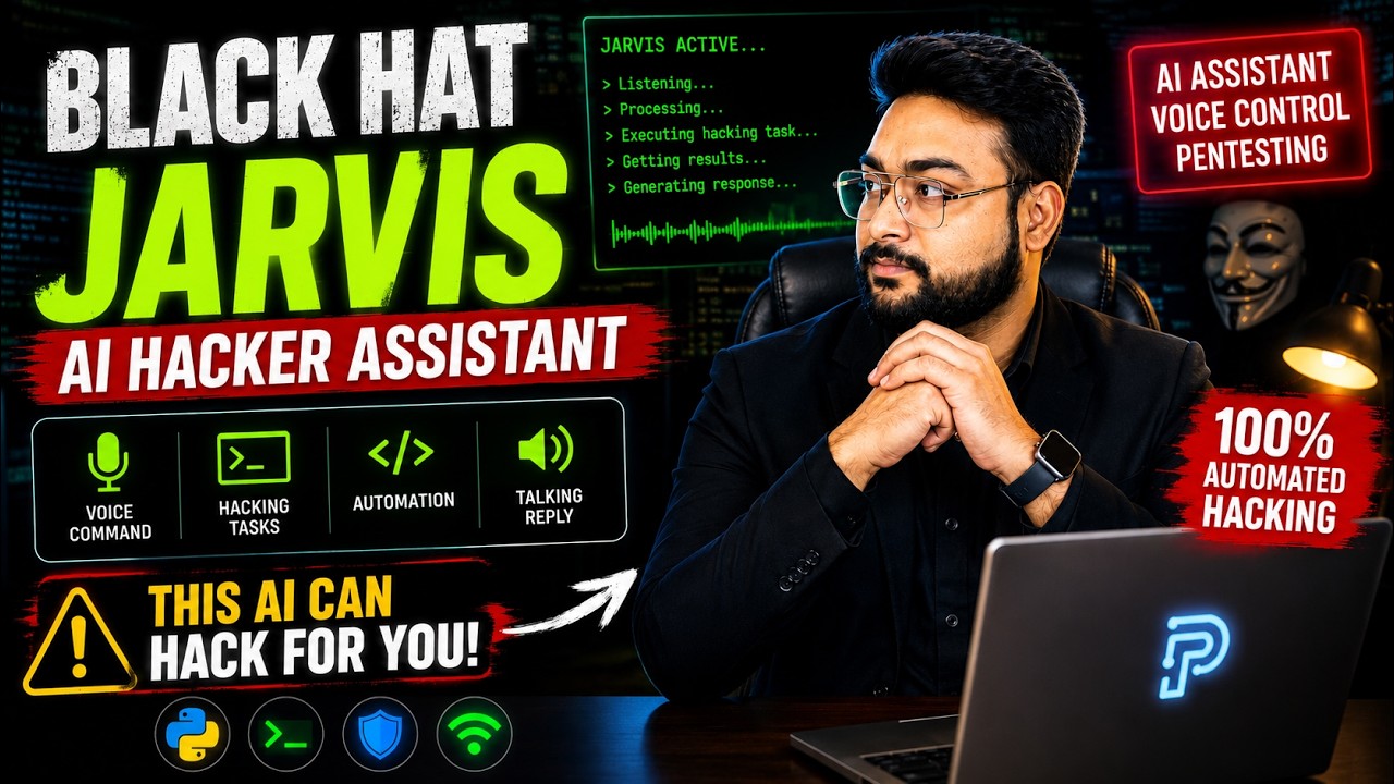 BLACK HAT JARVIS 💀 AI Hacker Assistant Built with Python (2026)