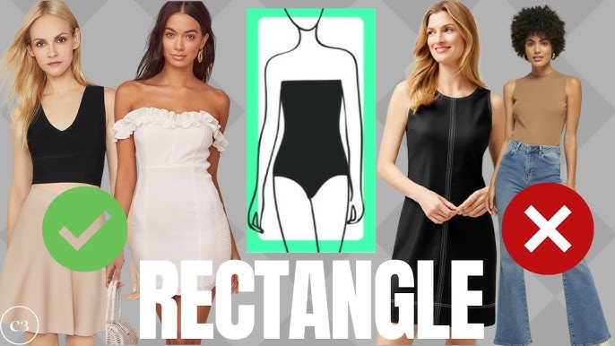 How to Dress a Rectangle Body Shape: Best Tops, Dresses & Necklines 