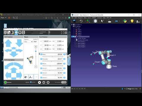 RoboDK.Connect to URSIM