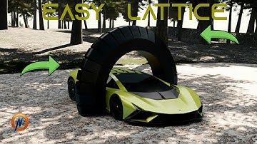 Lattice Modifier Tutorial  || Blender 4.5
