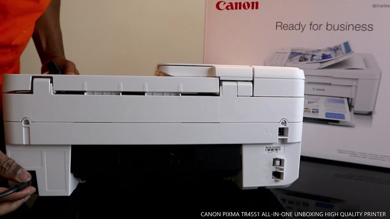 CANON PIXMA TR4551 ALL IN ONE UNBOXING HIGH QUALITY PRINTER YouTube
