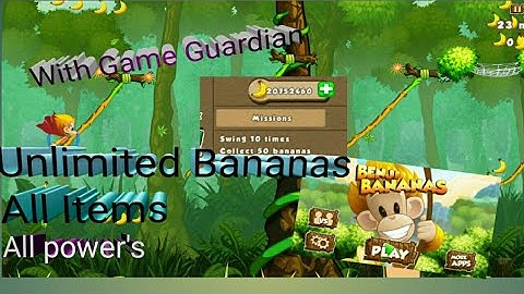 Benji Bananas hack with Game Guardian