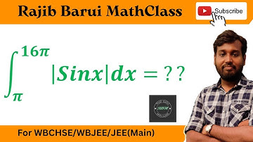 Integration pi to 16pi mod(Sinx) dx || WBJEE/JEE(Main)||