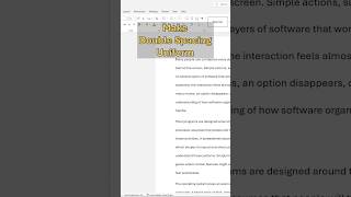 Fix Double Spacing in Word #Microsoft #WordTips