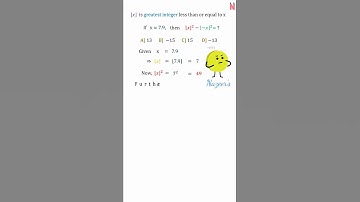 Greatest Integer Function Solved   Example  #mathematics #maths