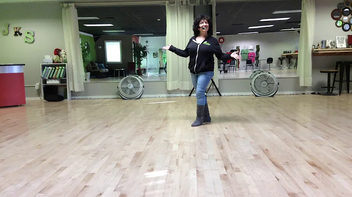 Beginner level 1 hour line dance class by Jill Weiss