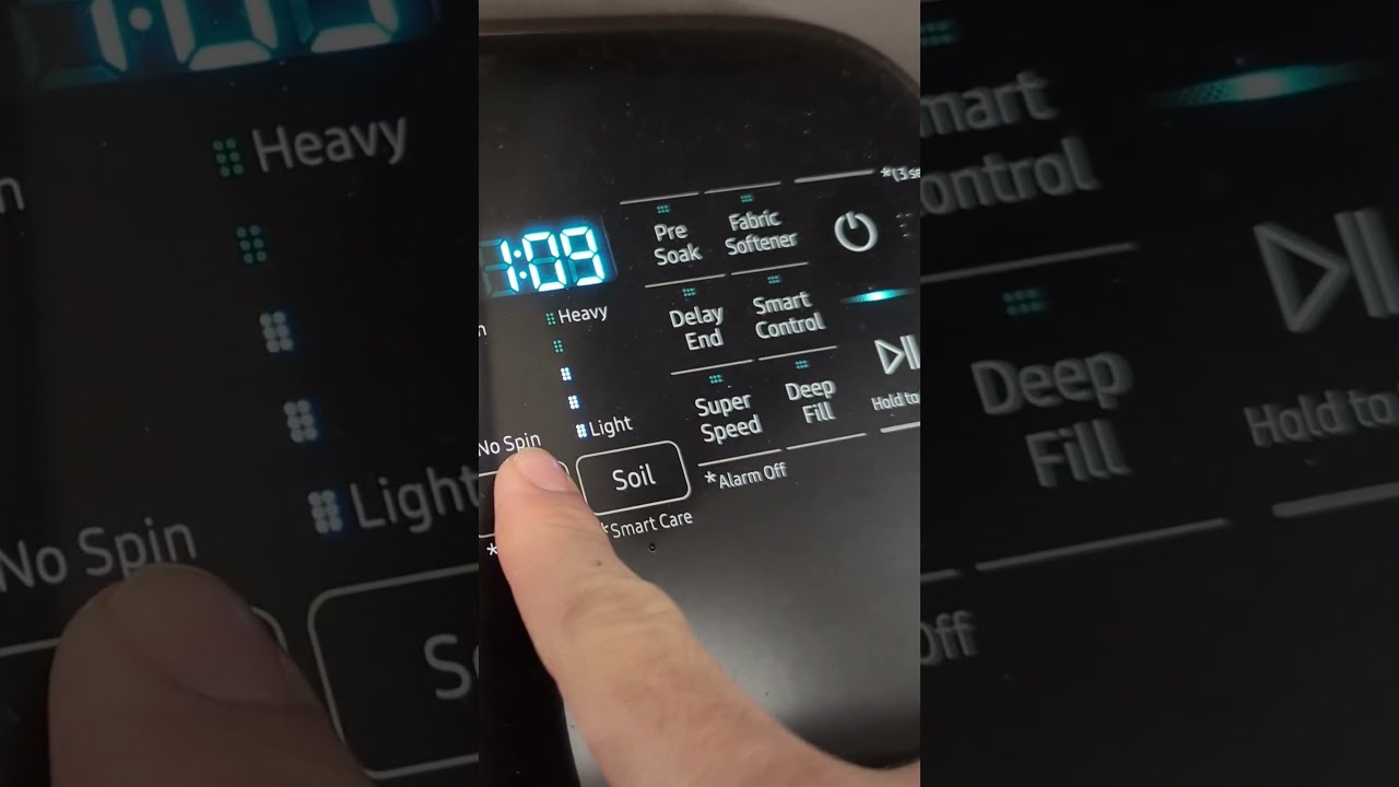 Spin Cycle Only On Samsung Washer Ub Error