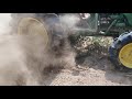 John Deere 5045 4wd Rotavator (green system) performance..🚜🚜🚜