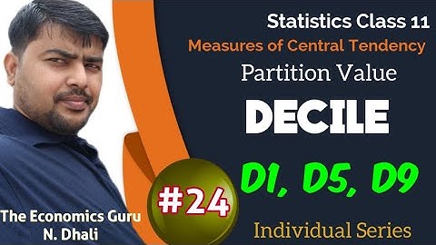 Partition Value: Decile l Decile in Individual Series