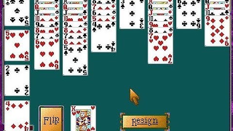 Hoyle 4 (8/8): Klondike Solitaire