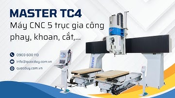Máy CNC 5 Trục Phay, Khoan, Cắt - Giải Pháp Hiệu Quả Cho Gia Công Nội Thất
