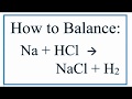 Balancing Chemical Equations Concepts