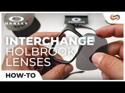 changing holbrook lenses