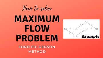 Maximum flow problem in Tamil || Ford Fulkerson Method || Flow augmenting path method