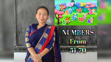 Numbers From 51-70 | Pushpa Thapa