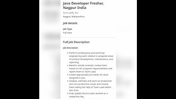 Java Developer Jobs#fresher #getemployed #youtubeshorts #javadeveloper #experienced