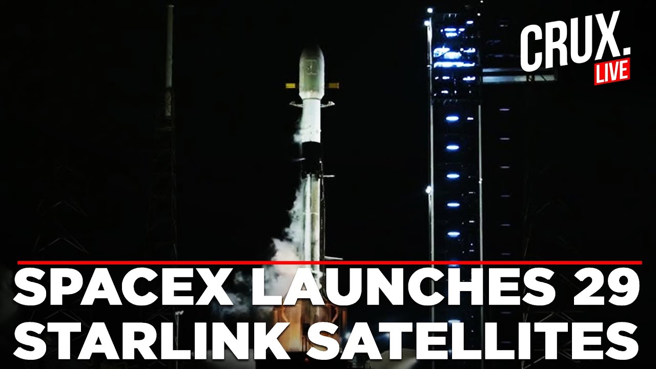 LIVE | SpaceX Falcon 9 Launches 29 Starlink Satellites from NASA’s ...