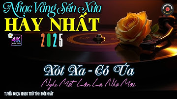 Nhạc TÌNH CA BOLERO Trữ Tình HAY NHẤT, ĐỘC LẠ 2025 - Nhạc Vàng Sến Xưa Chọn Lọc CỰC ÊM TAI DỄ NGHE