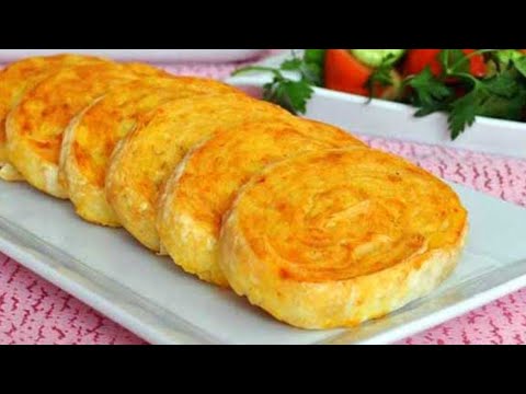 PATATESLİ RULO BÖREKek TARİFİ | Nefis Yemek Tarifleri /BÖREK NASIL YAPILIR❓