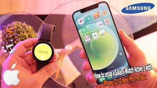 How to setup a Galaxy Watch Active 2 with an iPhone 12, 12 mini, 12 Pro, Pro Max screenshot 4