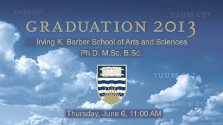 Convocation 2013, Thursday, June 6th 8:30am