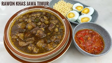 RESEP RAWON DAGING SAPI KHAS JAWA TIMUR | RESEP BEDA DARI YANG LAIN
