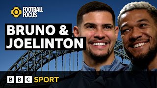 Bonny lads: Newcastle's Bruno & Joelinton try Geordie slang | Football Focus