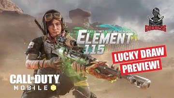 Preview | Element 115 Draw | **Maxxis** Dark Aether | **Koshka** Wundergewehr | Call of Duty Mobile