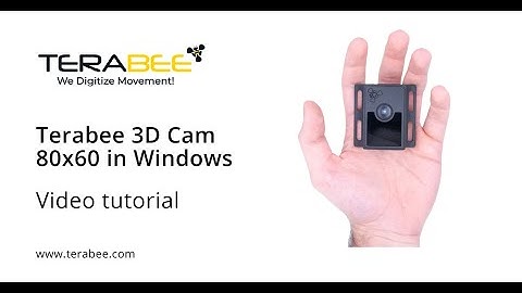 Tutorial video for 3D Cam 80x60 in Windows