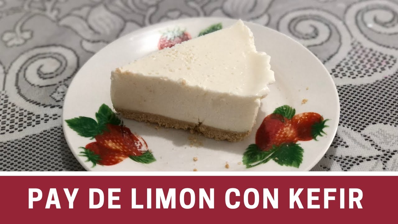 pay de limon con kefir