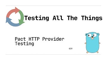 039: Pact HTTP Provider Testing (Golang)