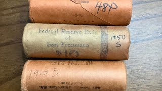 Newp Bank Wrapped Roll Purchases 5x1946P Quarter, 1947 Quarter 4x1946S Dime Rolls