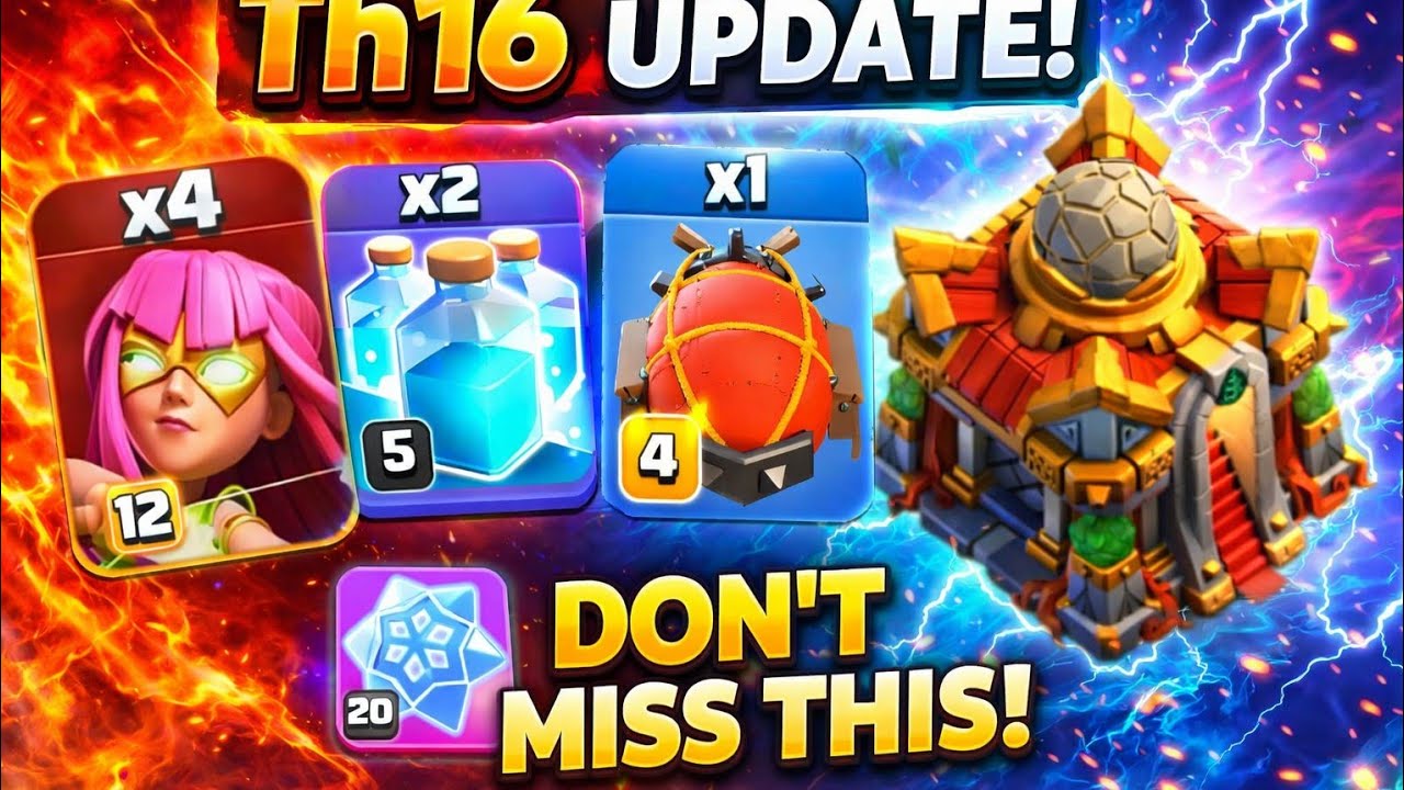 Th 16 Super Archer Blimp With Hydra Is Unstoppable | Clash Of Clans Best Army 2025