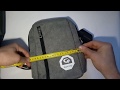 Городская сумка однолямочная Dxyizu обзор, рюкзак Dxyizu видеообзор