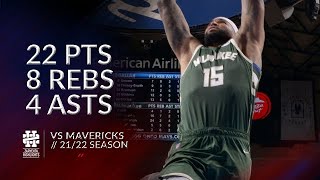 DeMarcus Cousins 22 pts 8 rebs 4 asts vs Mavericks 21/22 season