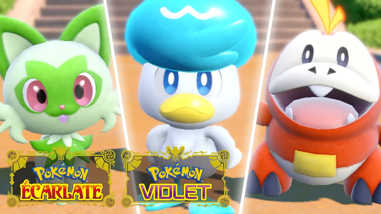 Deuxième bande-annonce  Pokémon Écarlate et Pokémon Violet 
