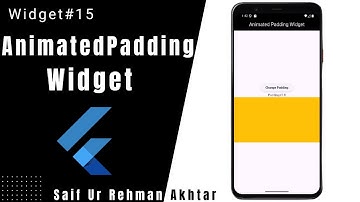 Flutter AnimatedPadding Widget Explained (Urdu/Hindi) | Flutter 215 Widgets Series