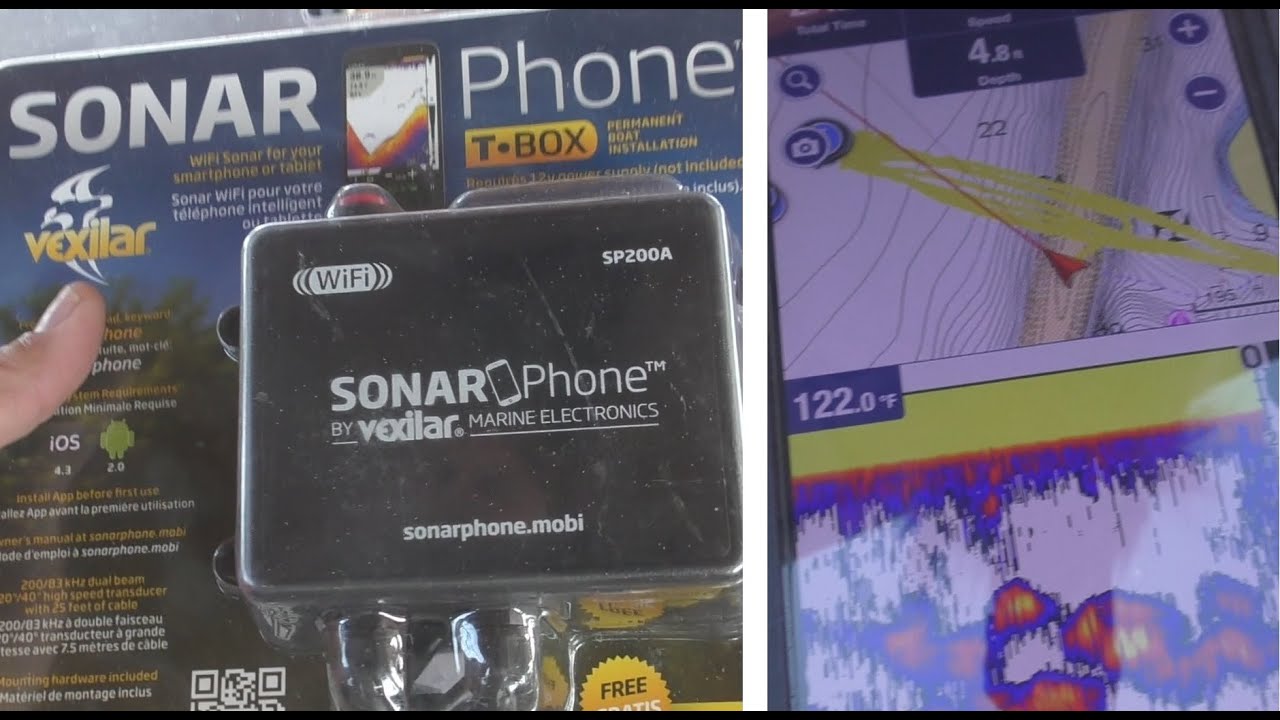 A sonar on your phone - SonarPhone and it works with Navionics