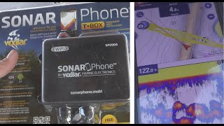 A sonar on your phone - SonarPhone and it works with Navionics 