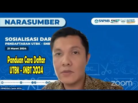 PANDUAN CARA DAFTAR UTBK - SNBT 2024