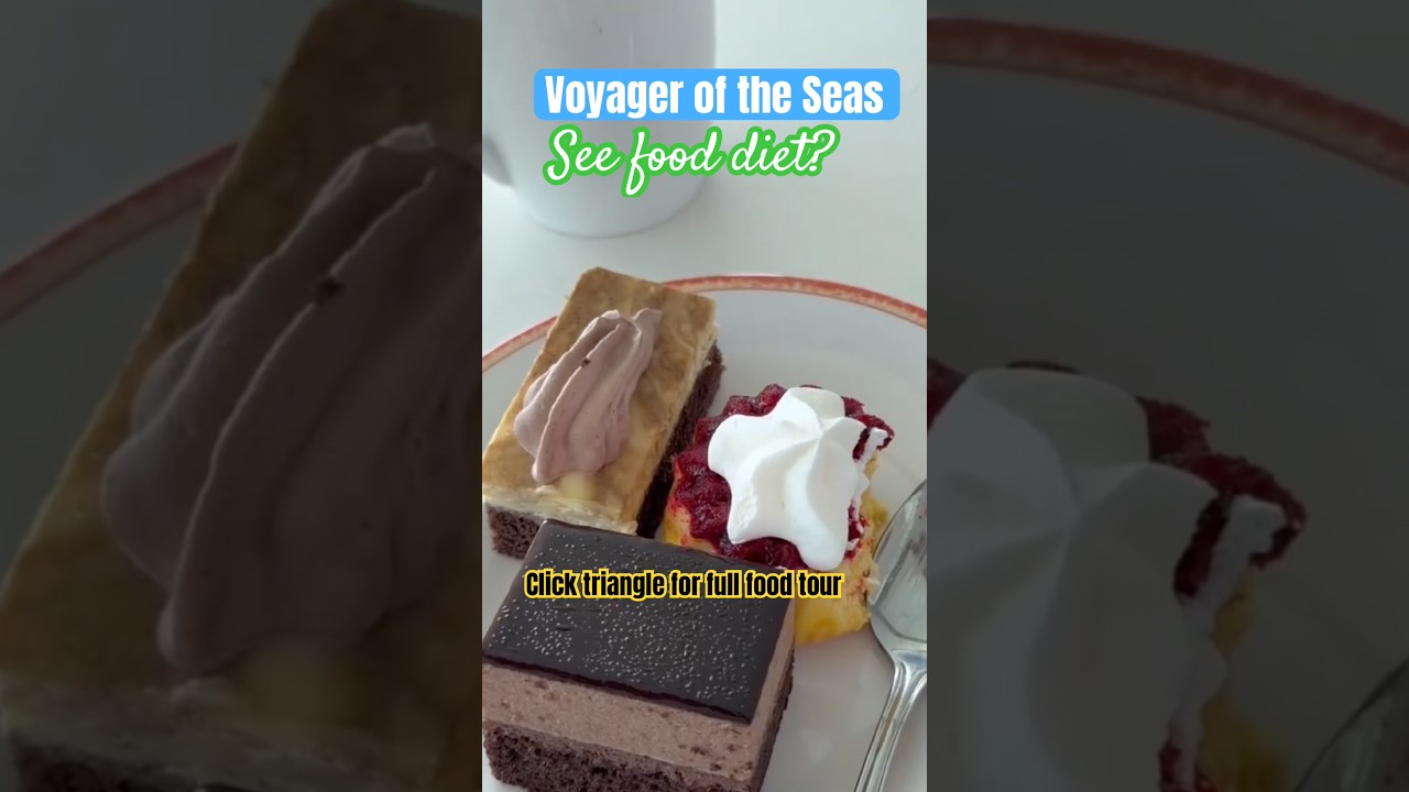 Voyager of the Seas - tips on finding the best food on board #voyageroftheseas #cruisetips #cruise