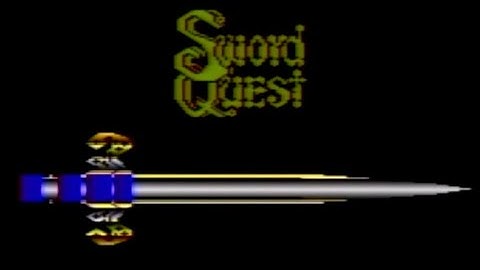 Swordquest Earthworld Atari 2600 Complete Game Gameplay