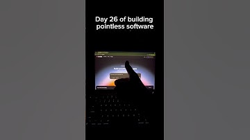 day 26 of building pointless software #software #apps #viralshorts #foryou