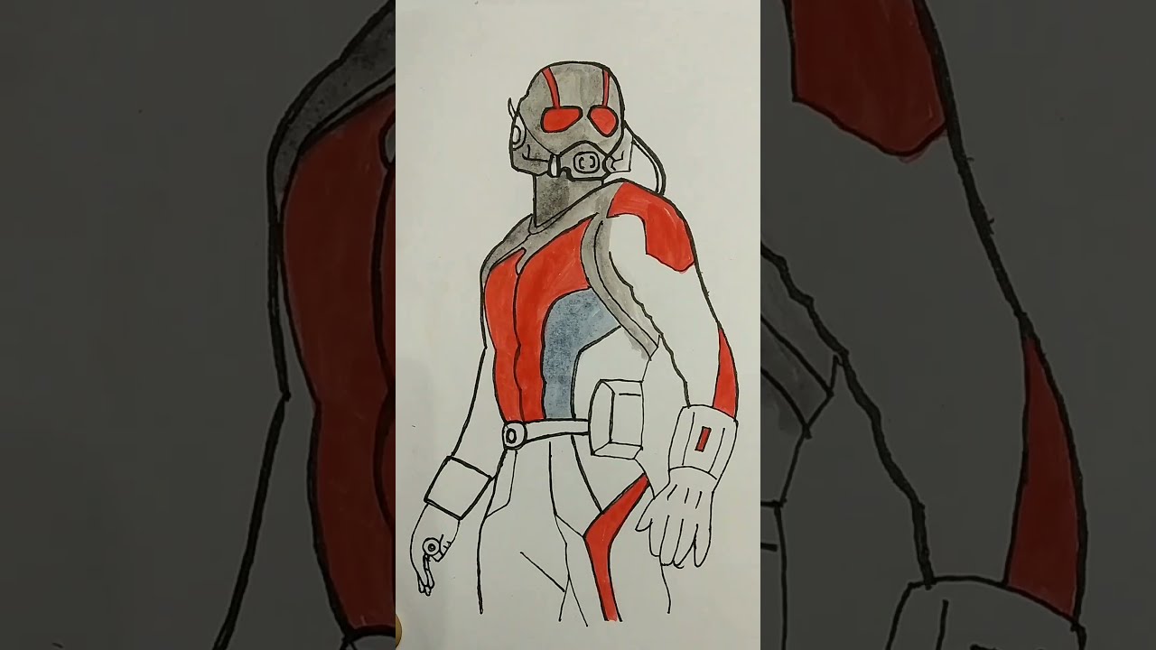 Ant man Drawing Video