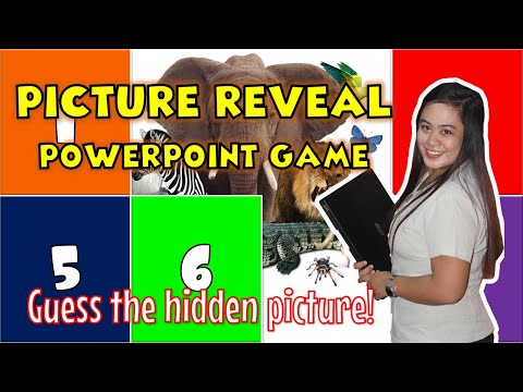 PICTURE REVEAL (Guess the hidden picture) Powerpoint Game| Free Template