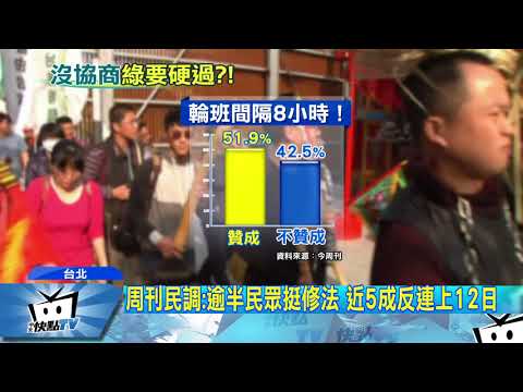 20180107中天新聞　罔顧民意！　綠營宣示勞基法修法　10號前三讀