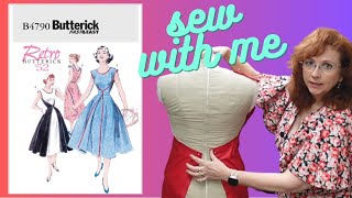 Sewing Butterick 4790 Retro Wrap   The Walk Away Dress