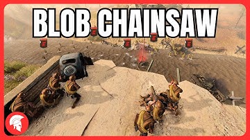 Company of Heroes 3 - BLOB CHAINSAW - British Forces Gameplay - 4vs4 Multiplayer - No Commentary